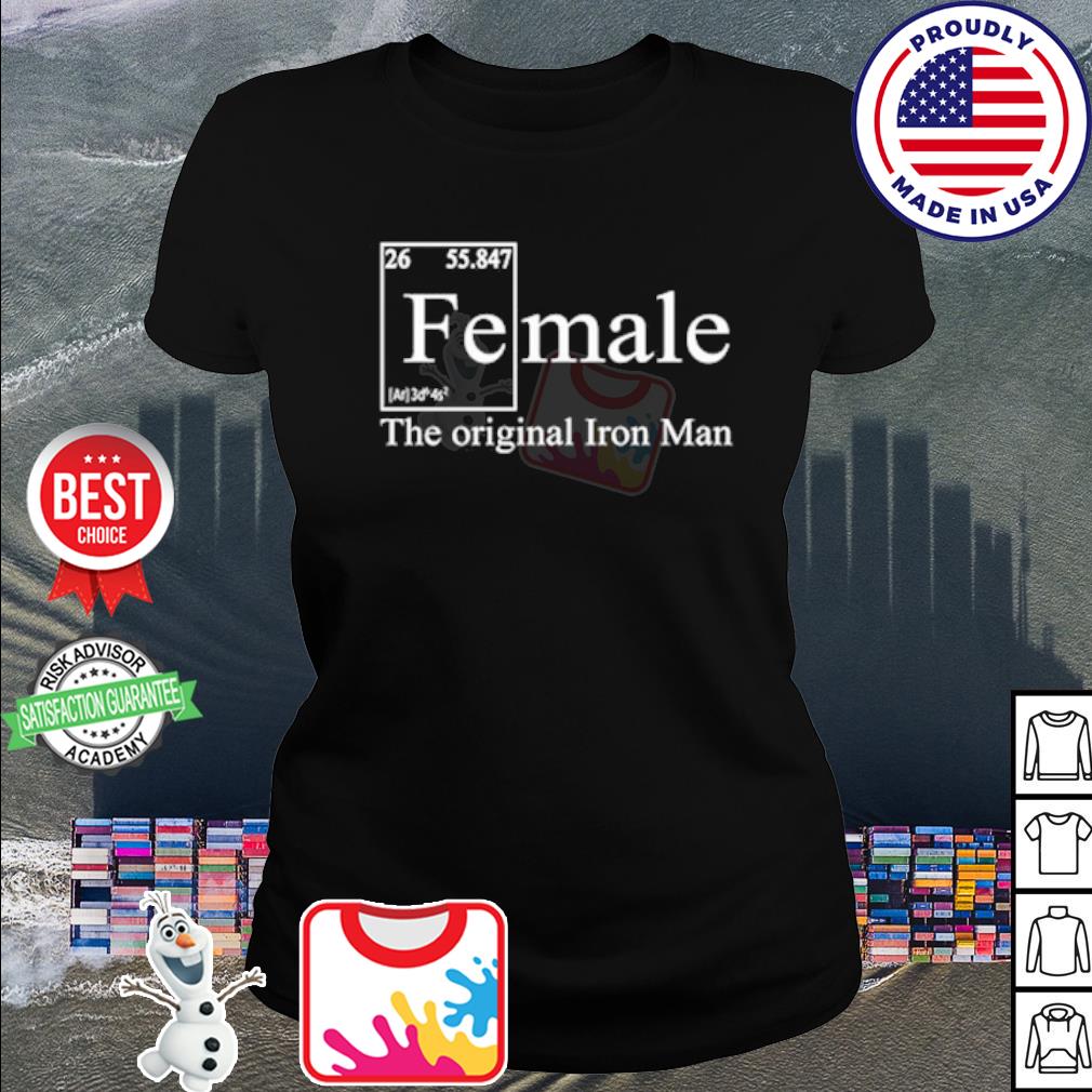 female iron man shirt