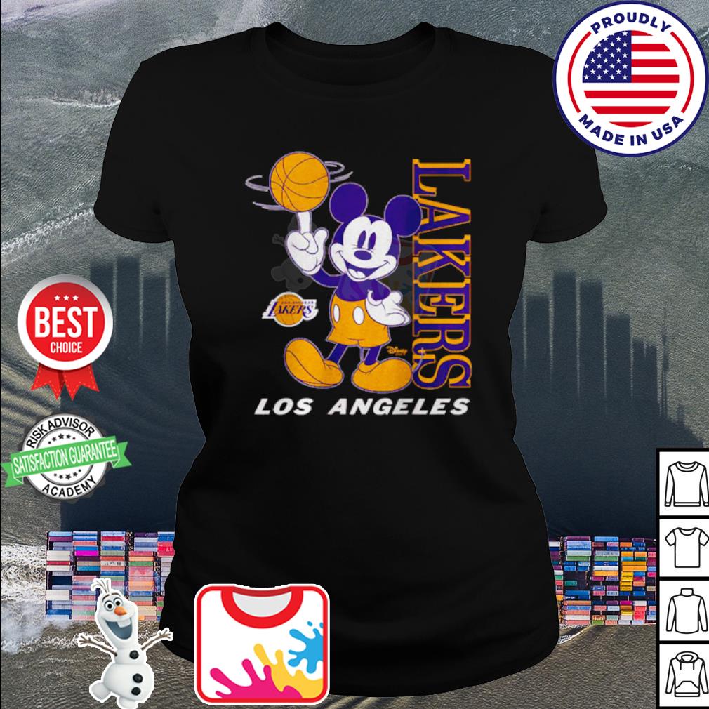 Los Angeles Lakers Junk Food Disney Vintage Mickey Baller T-Shirt