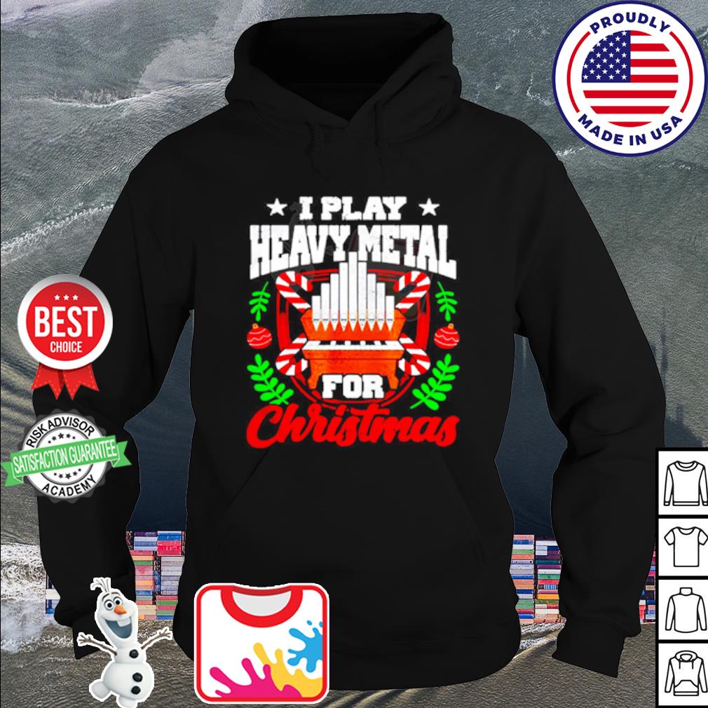I play heavy Metal for Christmas Sweater hoodie