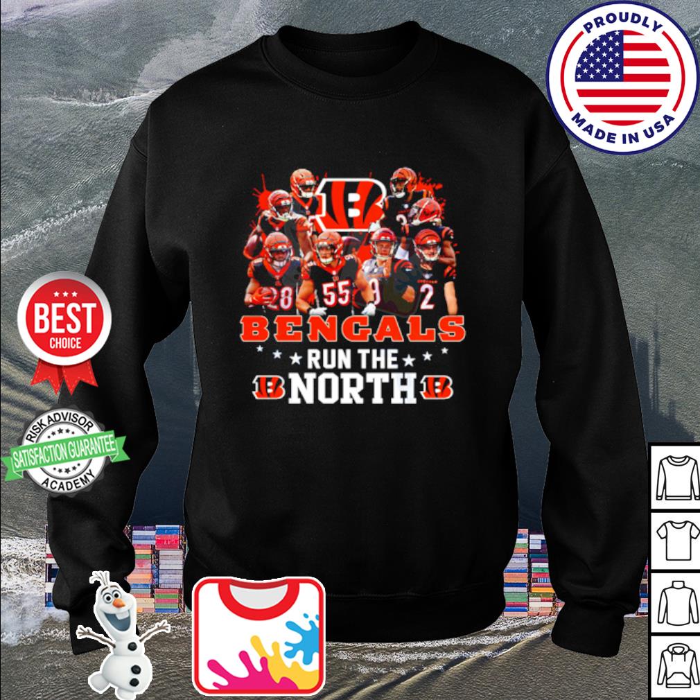 We run the north 2021 2022 Cincinnati Bengals shirt, hoodie, sweater, long  sleeve and tank top