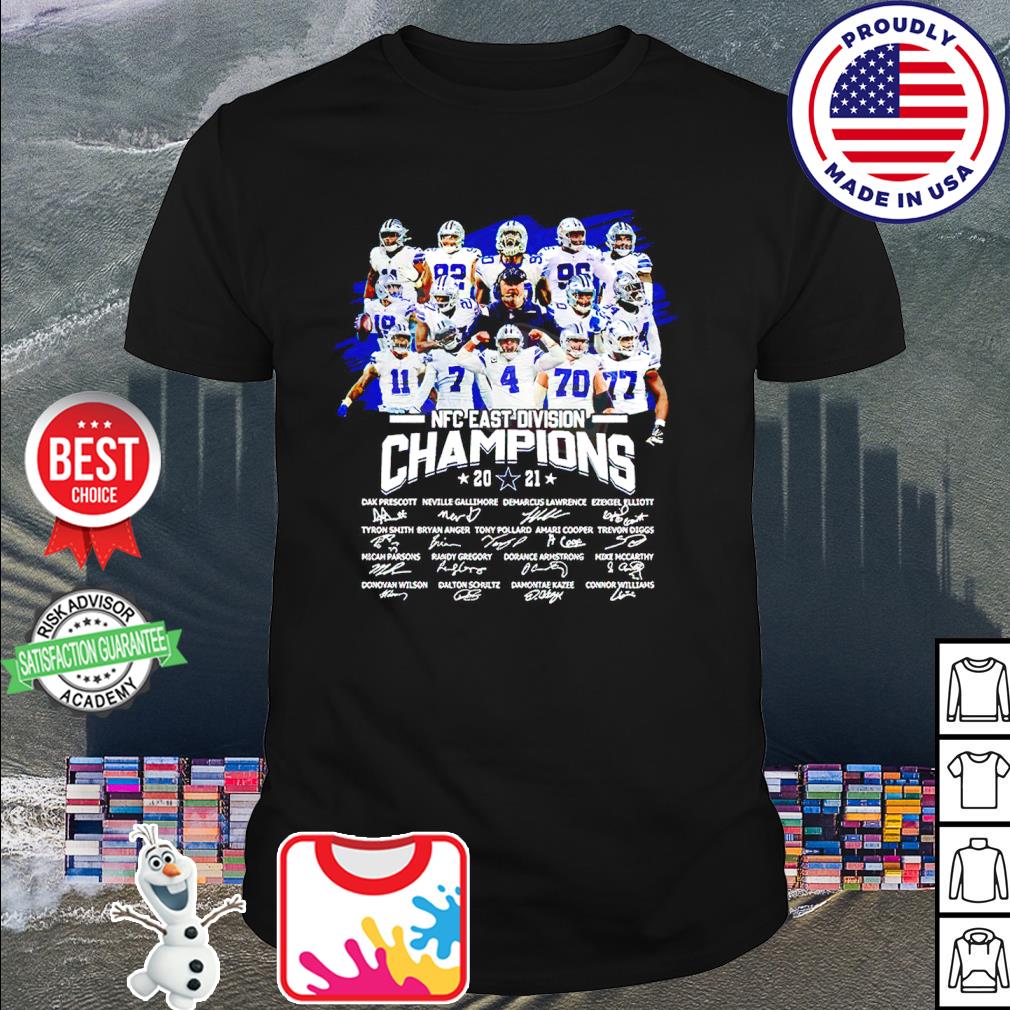 Dallas Cowboys NFC East Division Champions 2021 shirt, hoodie, sweater,  long sleeve and tank top