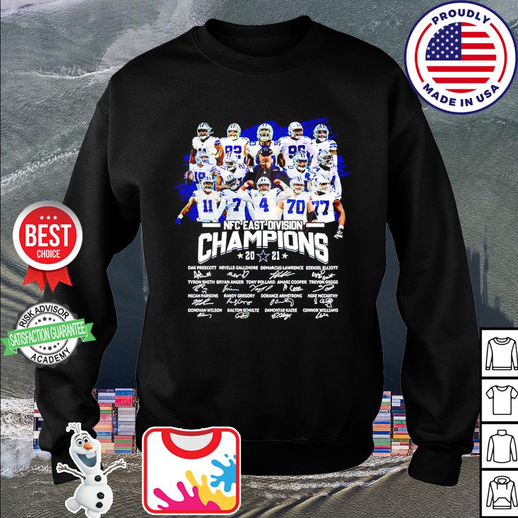 Dallas Cowboys 2021 2022 nfc east division Champions shirt, hoodie,  sweater, long sleeve and tank top