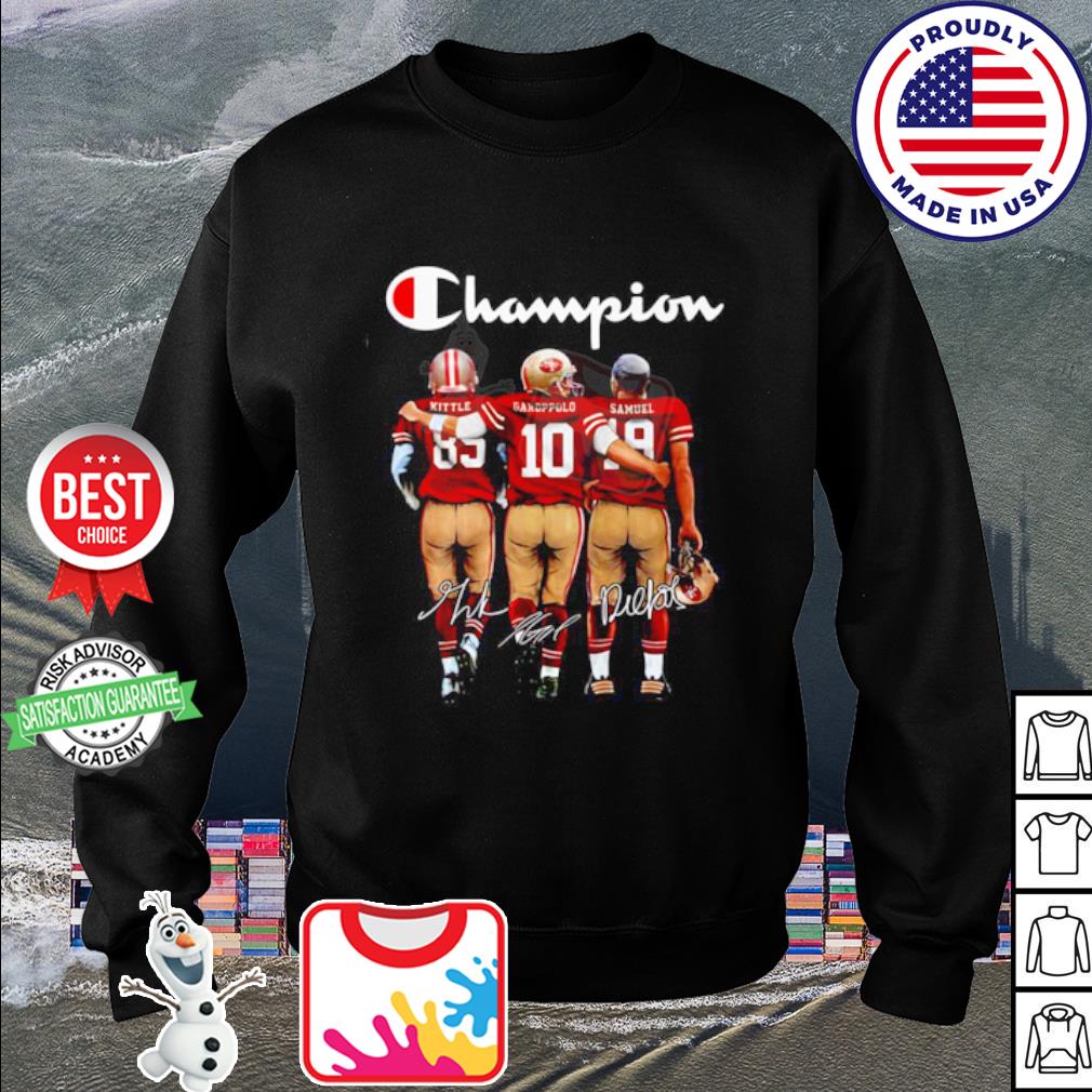 Official jimmy garoppolo and george kittle signatures shirt, hoodie,  sweater, long sleeve and tank top