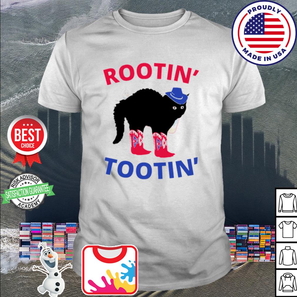 Rootin tootin cowboy black cat shirt, hoodie, sweater, long sleeve