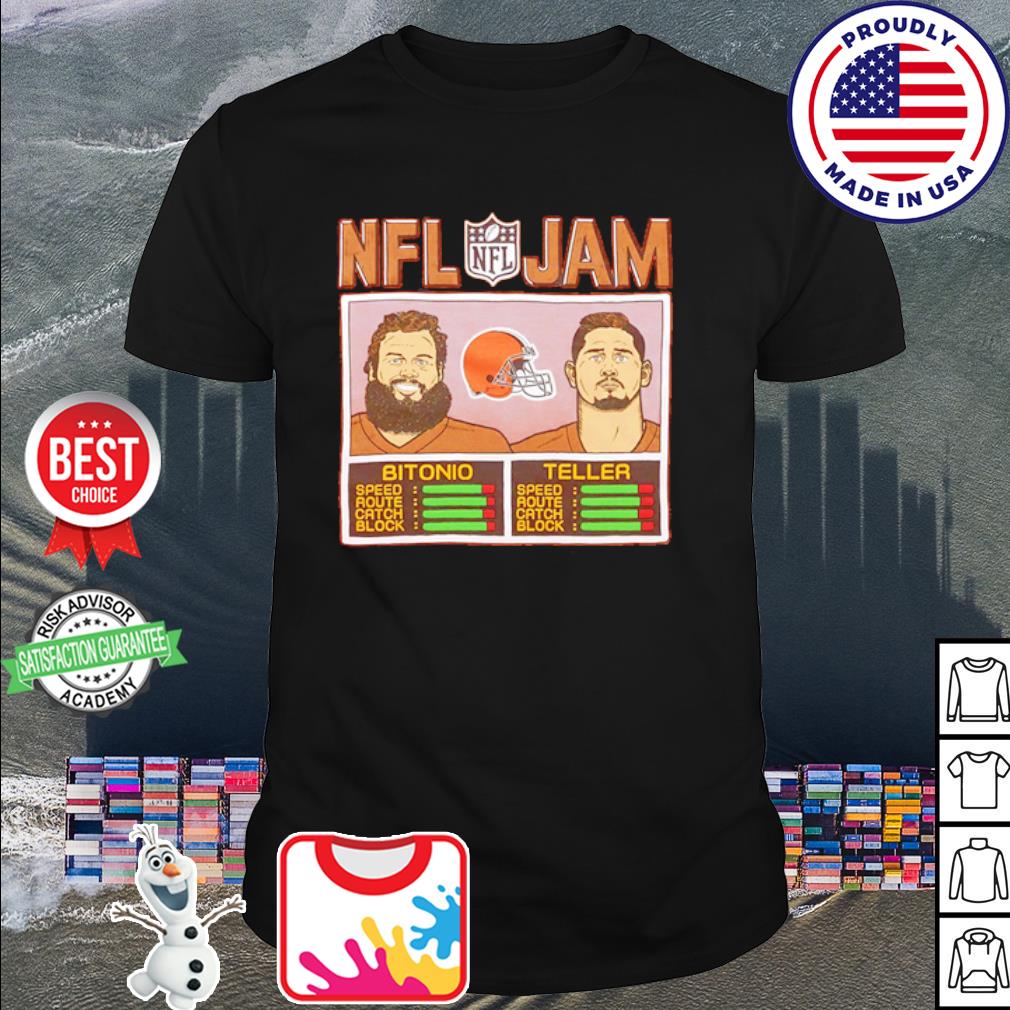 Official Nfl jam browns bitonio and teller shirt, hoodie, sweater