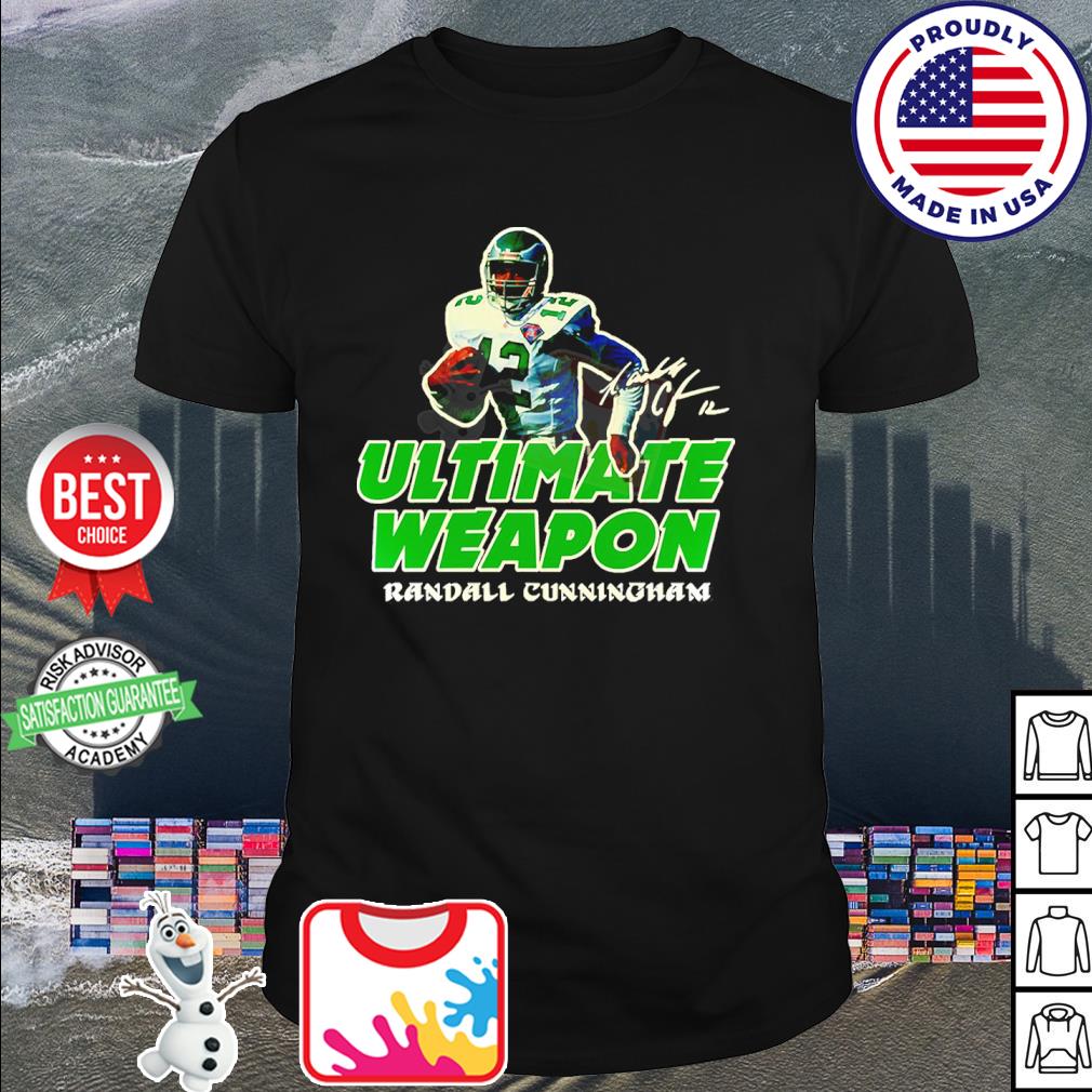 Randall Cunningham #12 Philadelphia Eagles football the Ultimate Weapon  funny T-shirt, hoodie, sweater, long sleeve and tank top