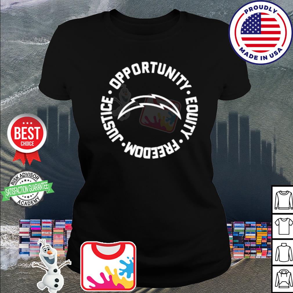 Opportunity Equity Freedom Justice Cleveland Football T-Shirt