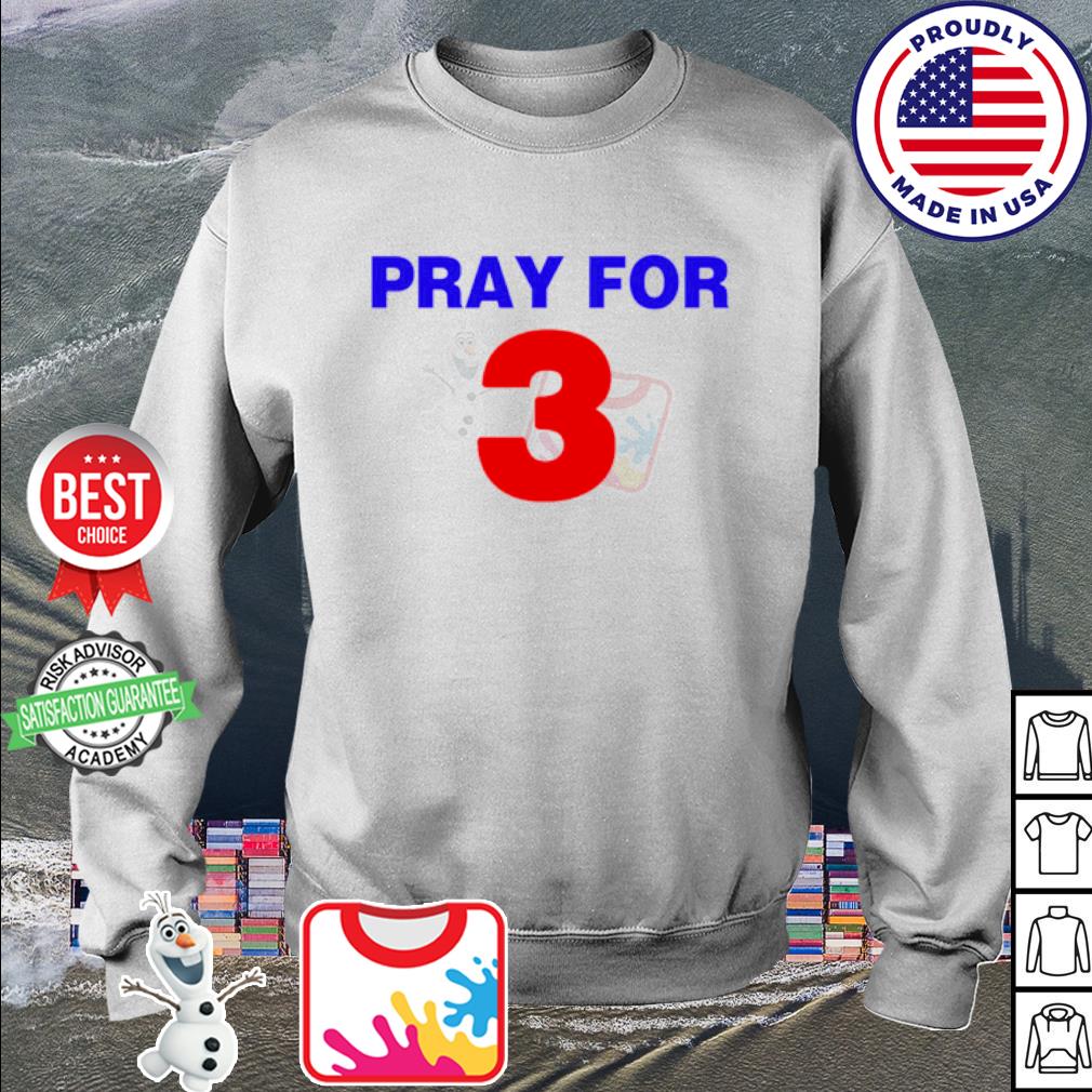 Official Damar hamlin 3 pray for damar hamlin shirt, hoodie, sweater, long  sleeve and tank top