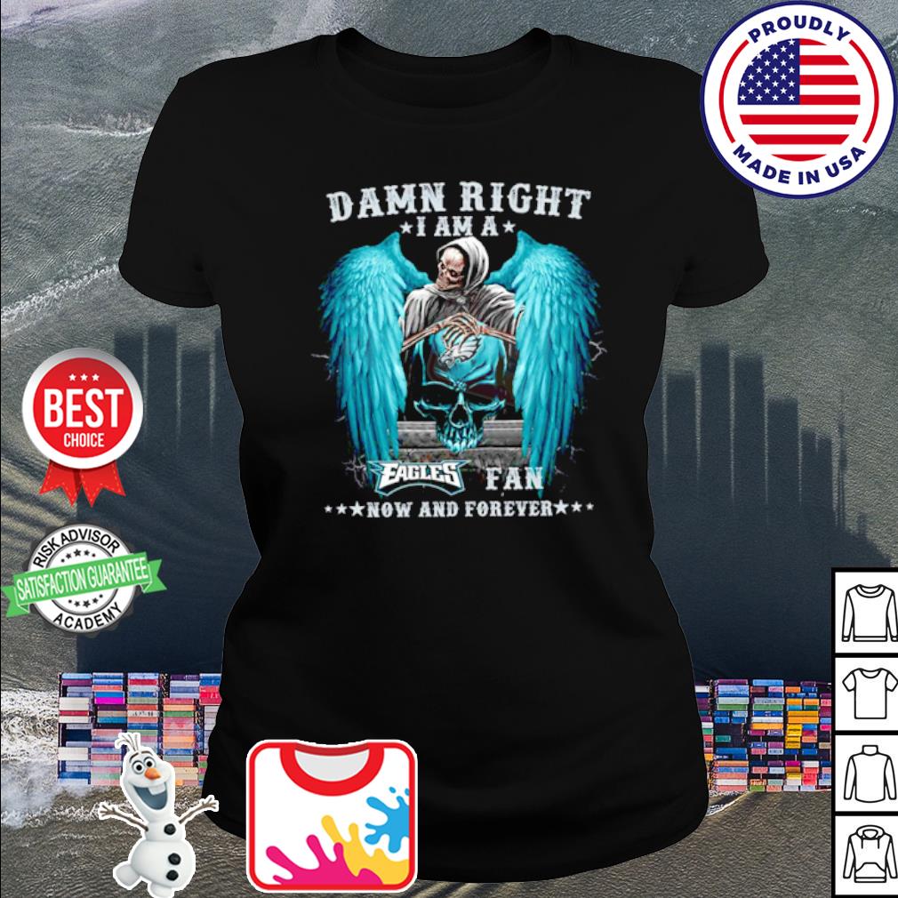 Damn Right I Am A Philadelphia Eagles Mascot Fan Win Or Lose T Shirt -  Limotees