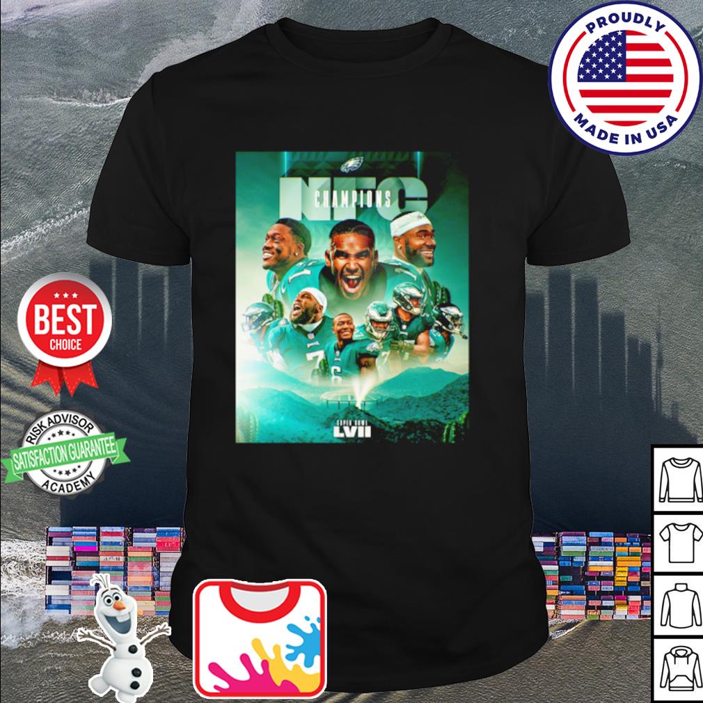 Top philadelphia Eagles Super Bowl LVII 2023 NFC Champions Shirt