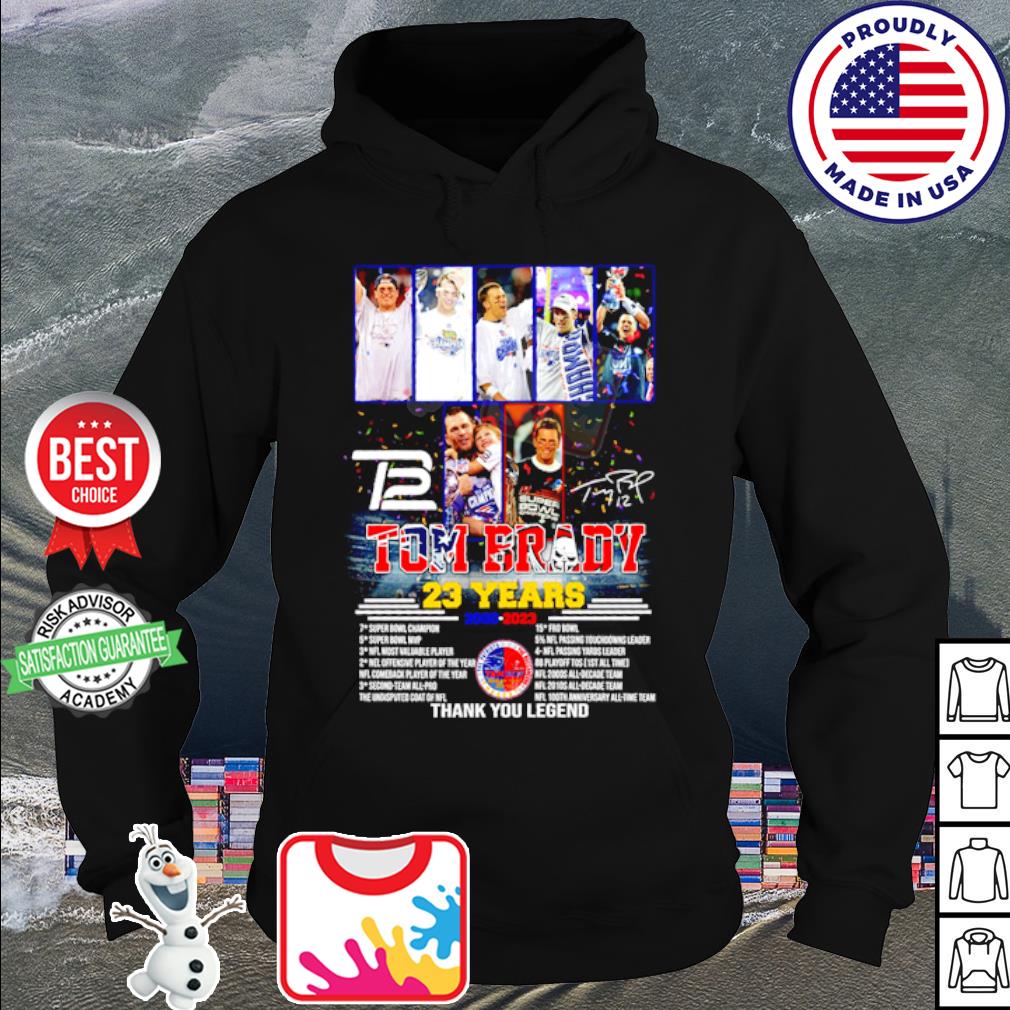 Official tom Brady lfg home opener 2023 thank you tom game shirt, hoodie,  sweater, long sleeve and tank top