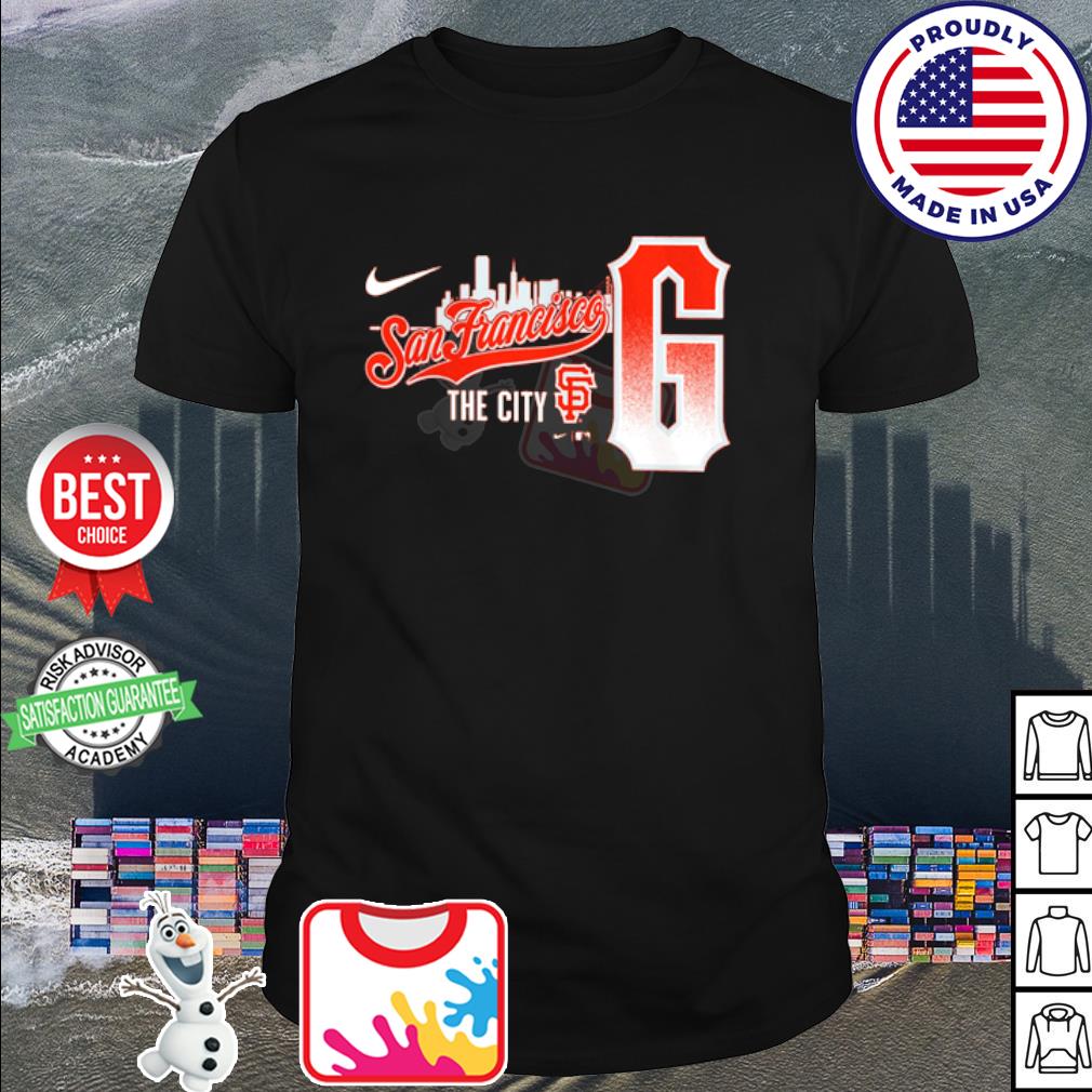 Official san francisco giants nike san francisco the city shirt