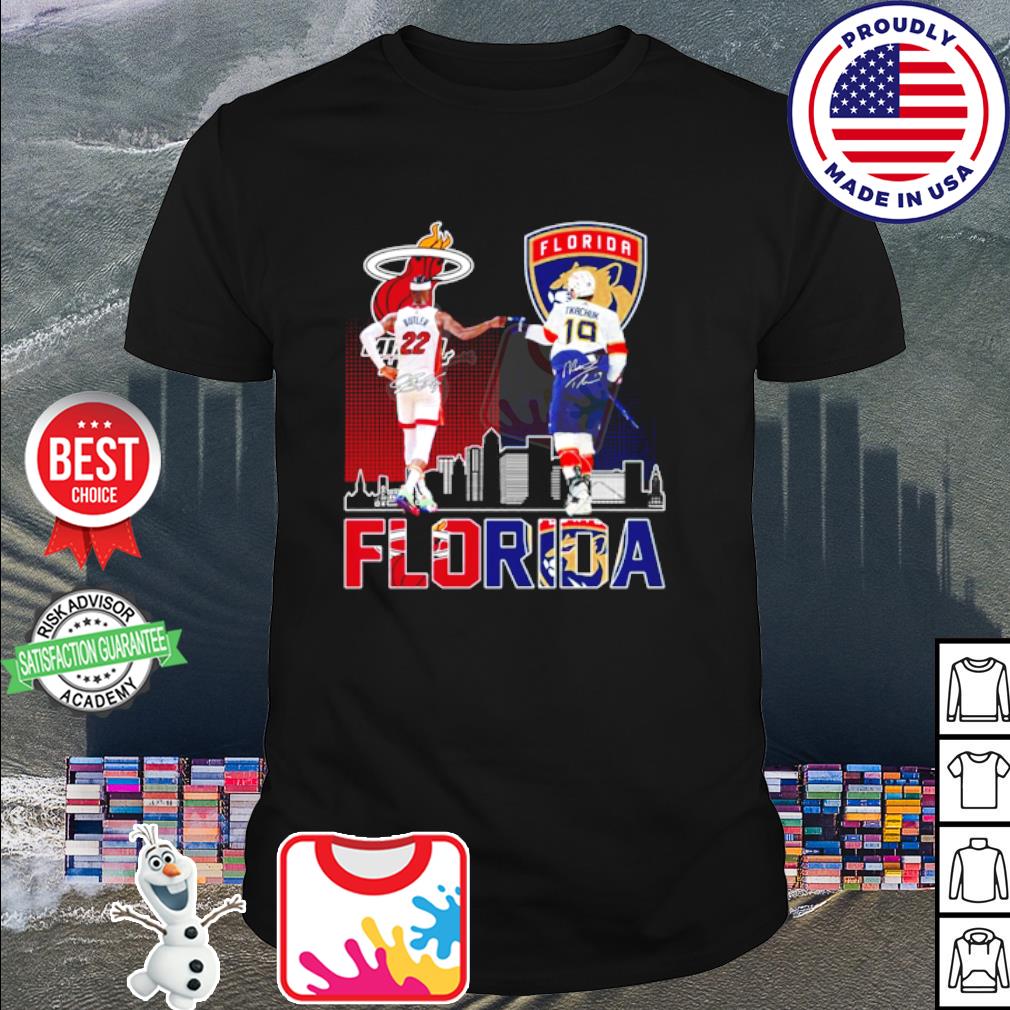 Nice miami Heat Butler and Florida Tkachuk Florida Sport Teams shirt