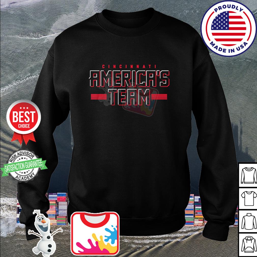 Official Cincinnati America's Team Shirt, hoodie, tank top, sweater and  long sleeve t-shirt