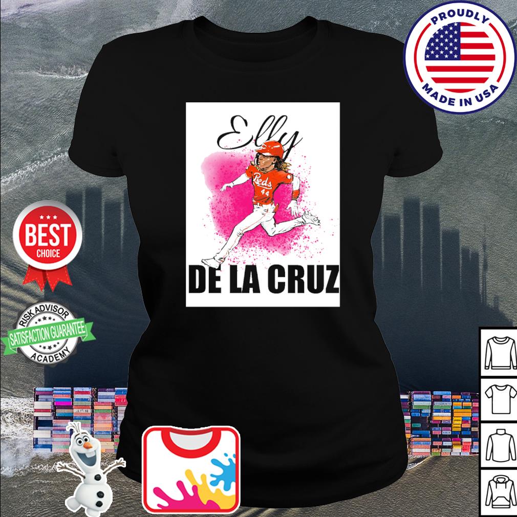 Cartoon Baseball Player Mlb Elly De La Cruz T-Shirt - Shirt Low Price