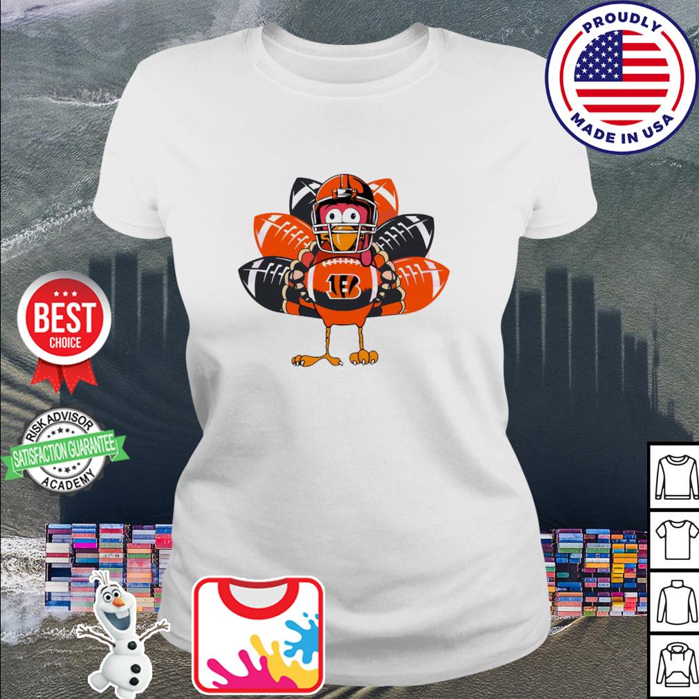 Cincinnati Bengals Turkey Thanksgiving Shirt, hoodie, sweater, long sleeve  and tank top