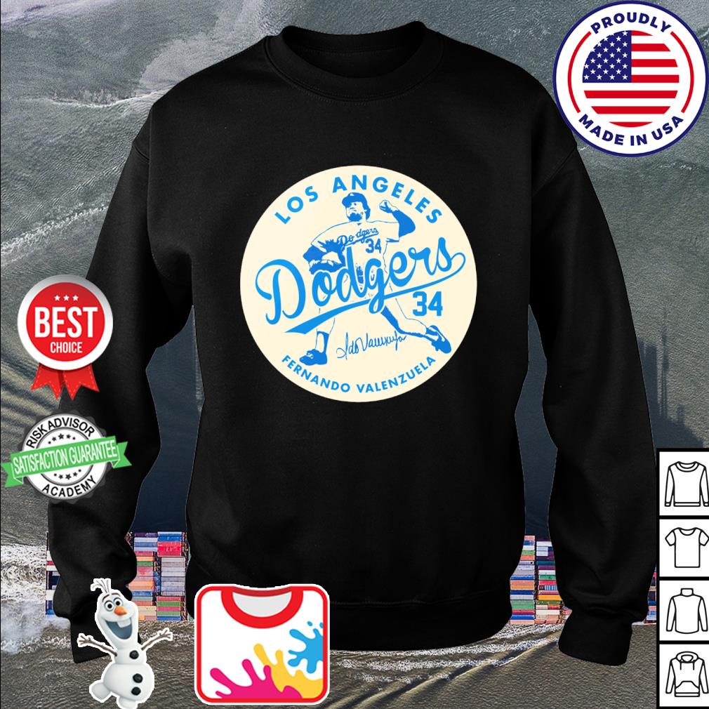 fernando Valenzuela Los Angeles Dodgers signature shirt, hoodie, sweater,  long sleeve and tank top