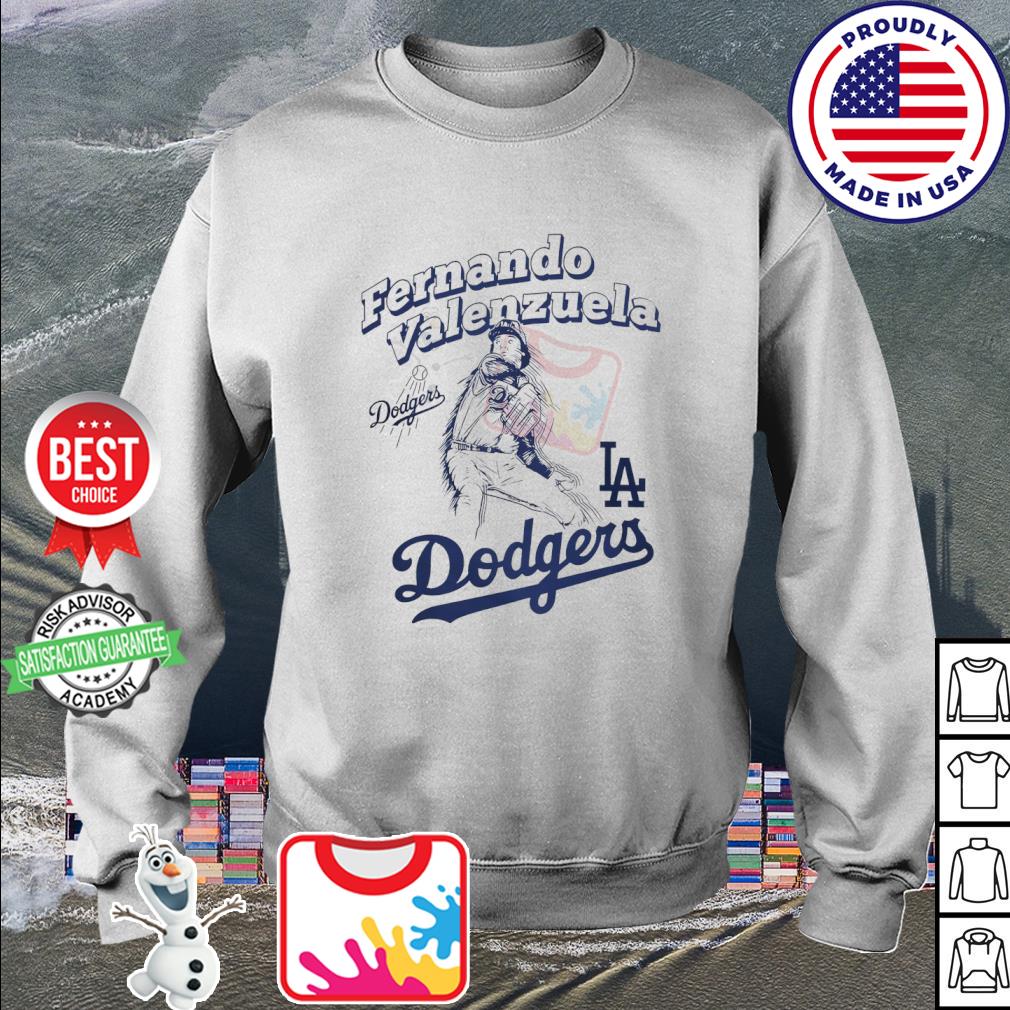 Official mitchell And Ness Los Angeles Dodgers Fernando Valenzuela Pitch T- Shirts, hoodie, tank top, sweater and long sleeve t-shirt