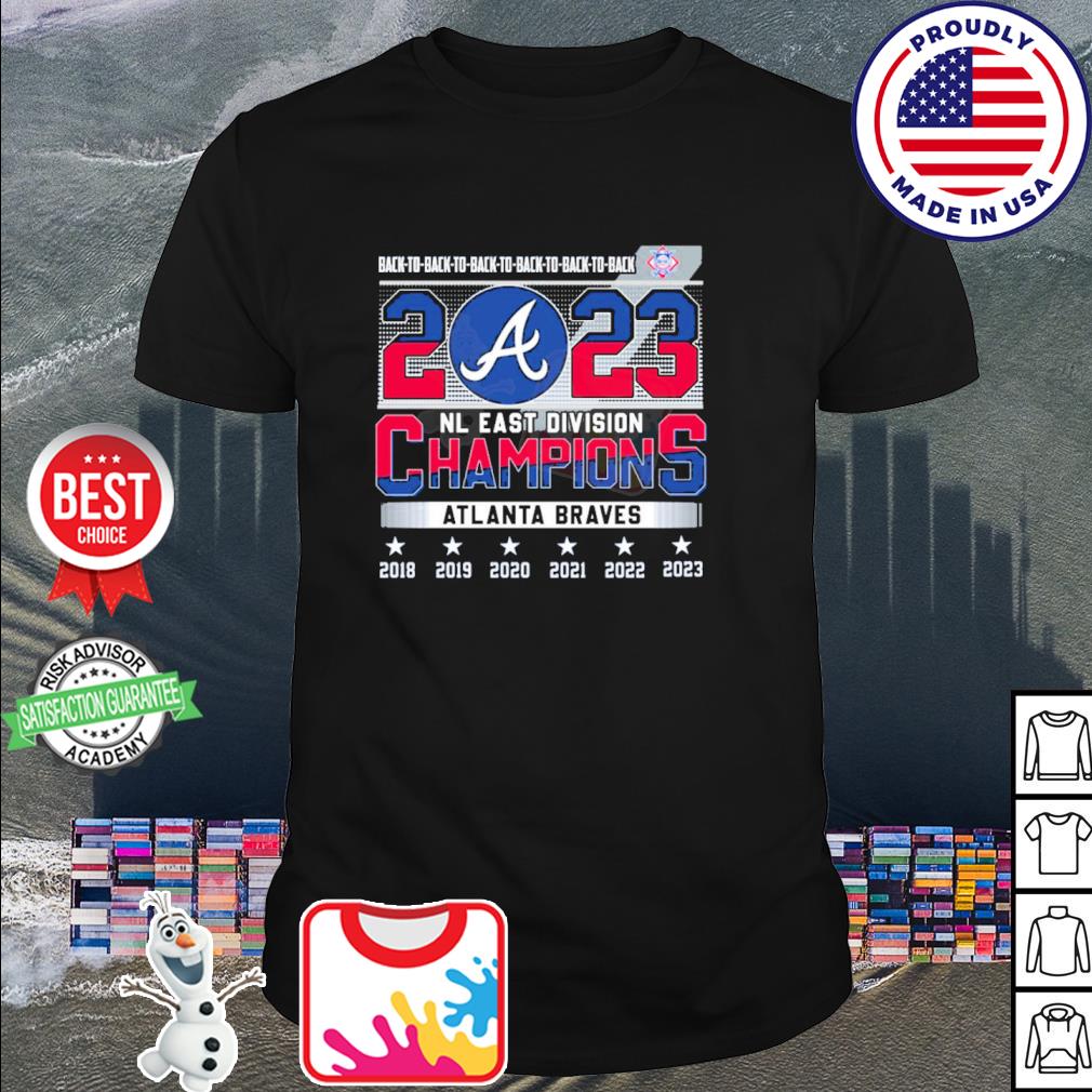Atlanta Braves NL East Division Champions 2023 shirt, hoodie, sweater, long  sleeve and tank top