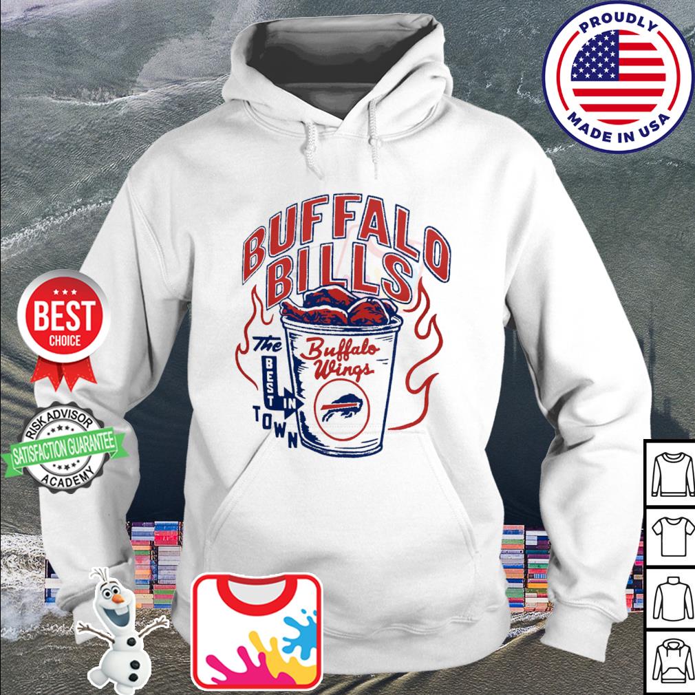 Buffalo Bills The Best In Town Buffalo Wings T Shirt - TheKingShirtS