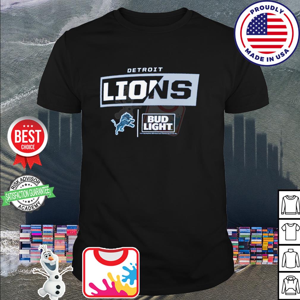 Bud Light Detroit Lions T-Shirt S