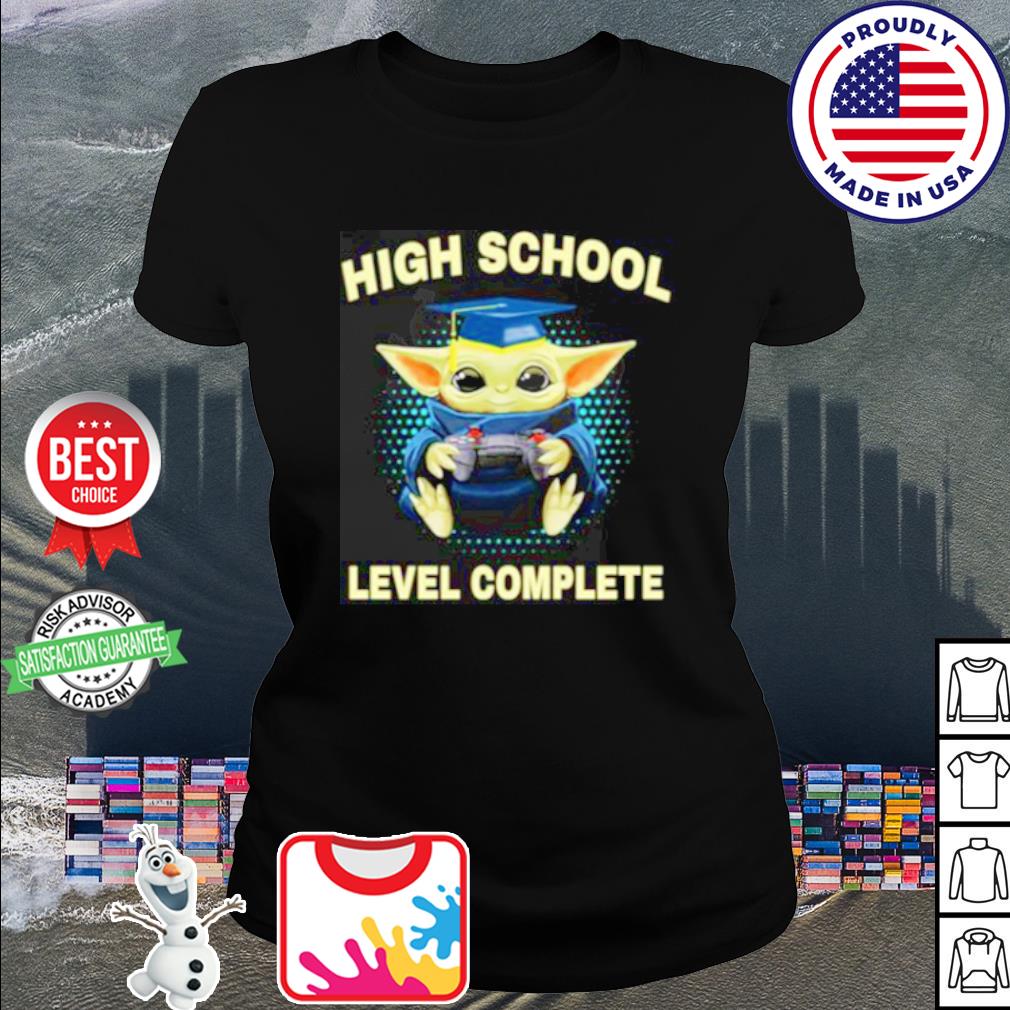 Baby Yoda High School Level Complete Shirt Hoodie Sweater Long Sleeve And Tank Top