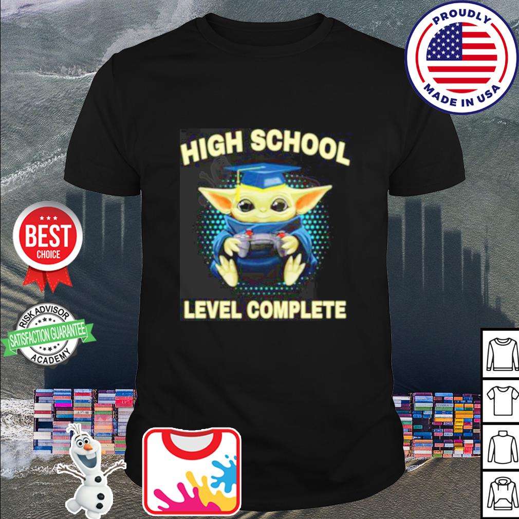 Baby Yoda High School Level Complete Shirt Hoodie Sweater Long Sleeve And Tank Top
