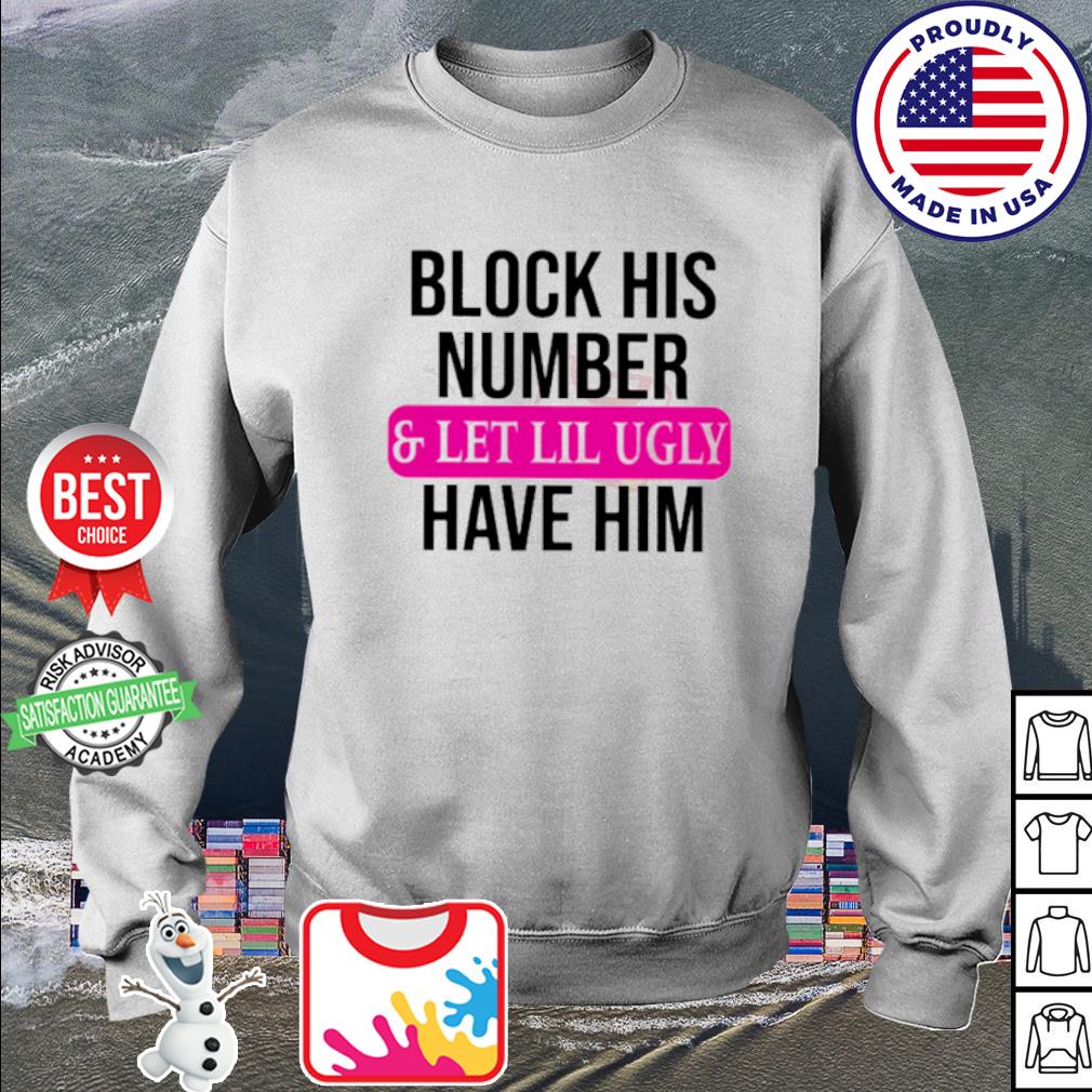 1 800 block his number shirt