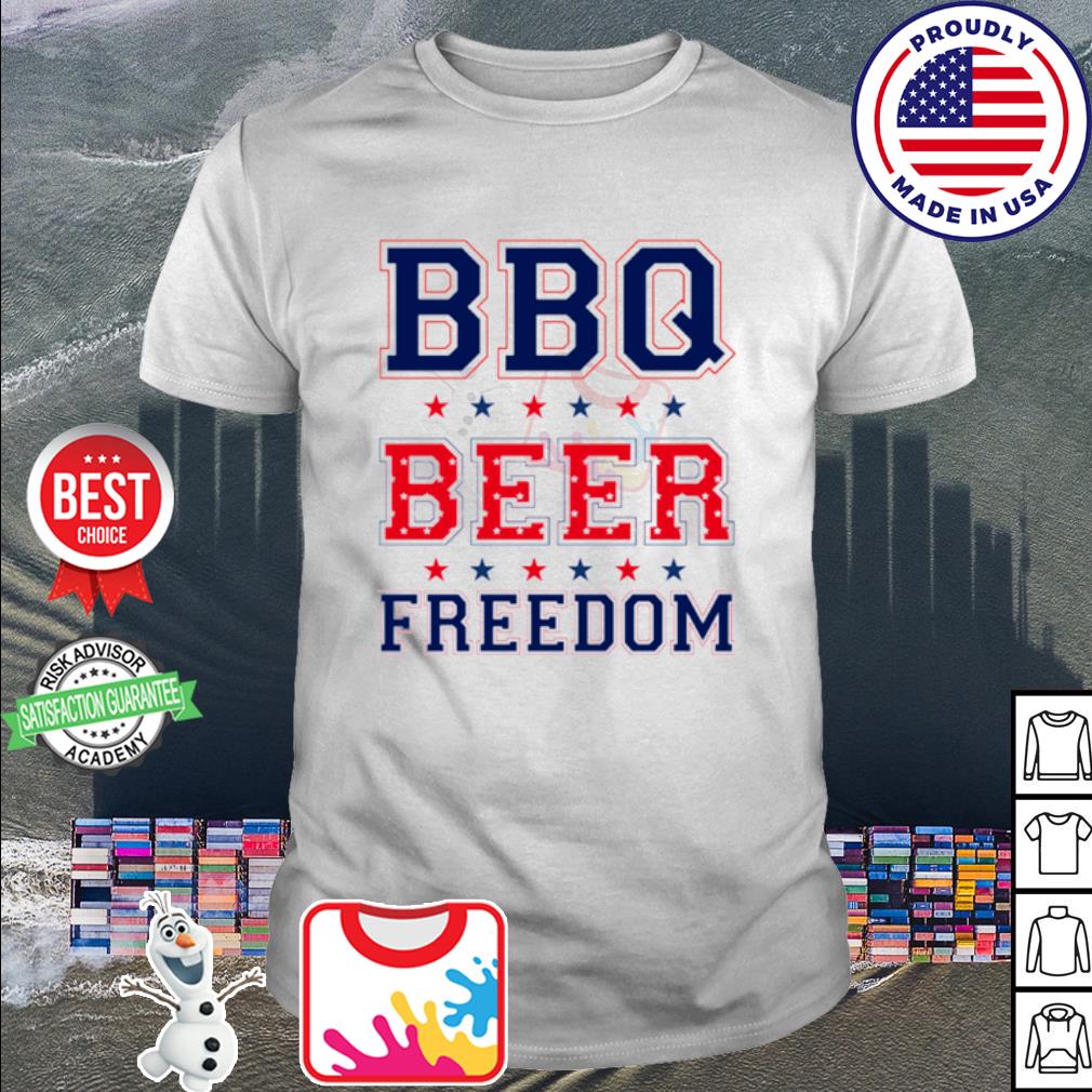 bbq beer freedom t shirt