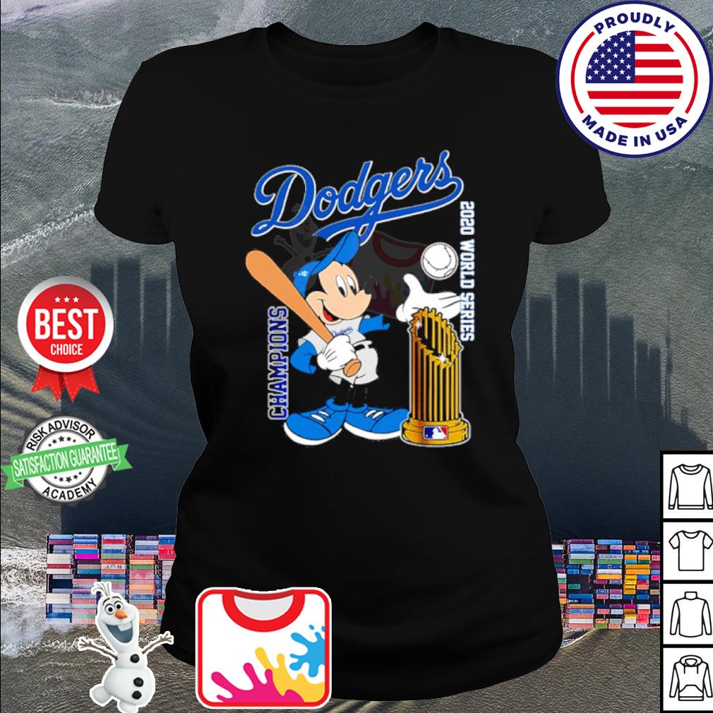 Pretty Mickey Mouse Los Angeles Dodgers Champions World Series