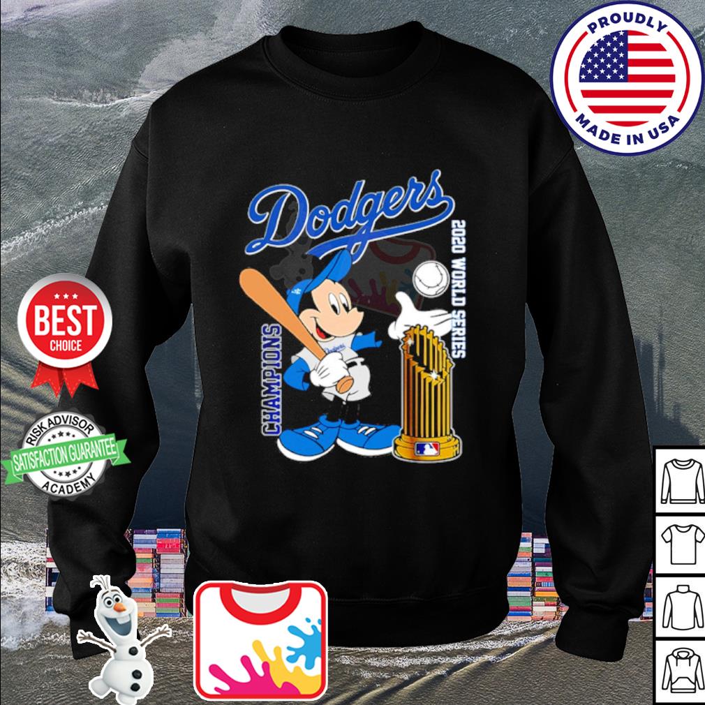 Lovely Mickey Mouse Los Angeles Dodgers Champions 2020 World