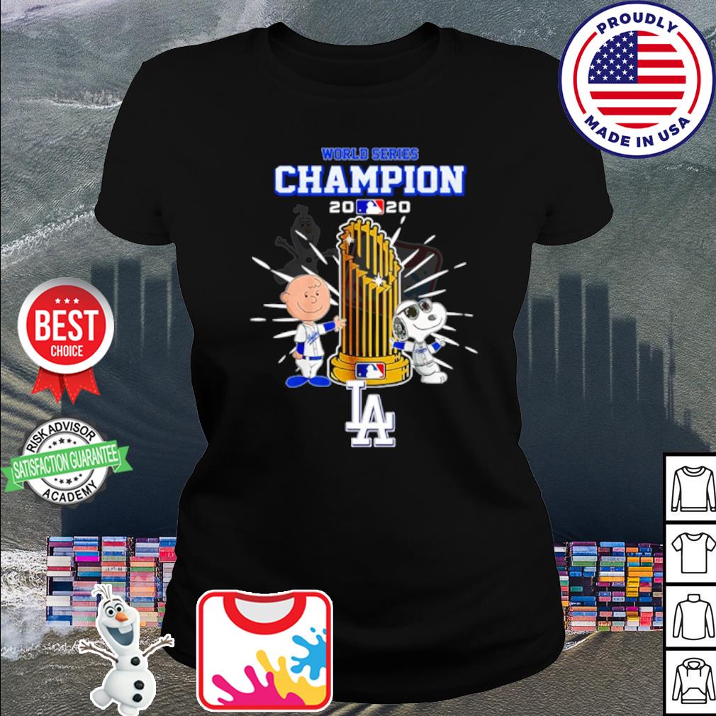 Snoopy Los Angeles Dodgers 2020 World Series Champions Shirt