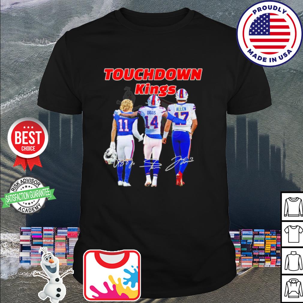 Buffalo Bills Josh Allen Stefon Diggs and Cole Beasley Mvp Touchdown Kings  signatures shirt, hoodie, sweater, long sleeve and tank top