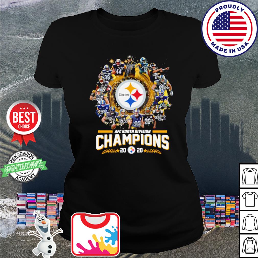 2020 AFC north division Champions Pittsburgh Steelers 2002-2020 shirt,  hoodie, sweater, long sleeve and tank top