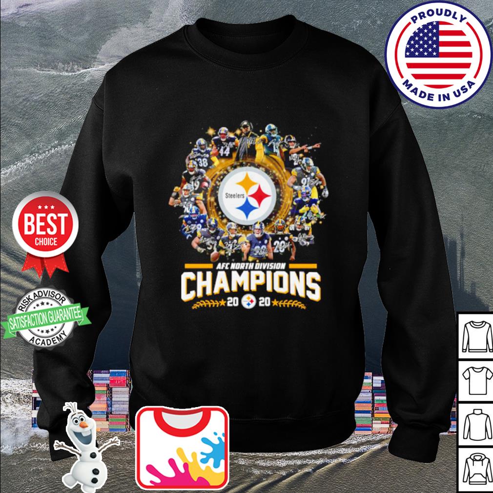 2020 AFC North division Champions Pittsburgh Steelers shirt, hoodie,  sweater and long sleeve