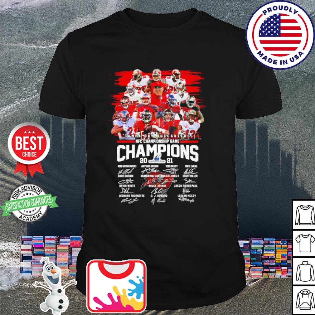 2021 Nfc Champions Tampa Bay Buccaneers Shirt - Guineashirt