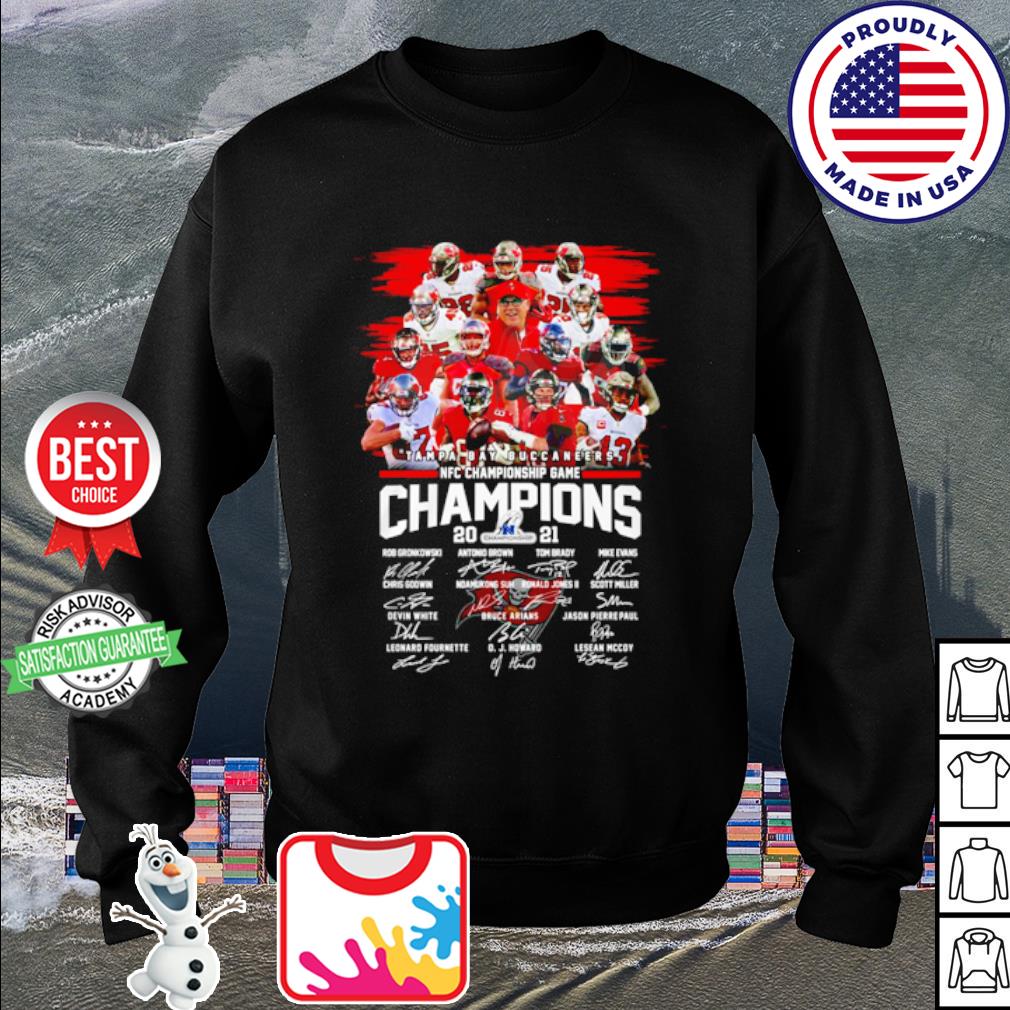 2021 Nfc Champions Tampa Bay Buccaneers Shirt - Guineashirt