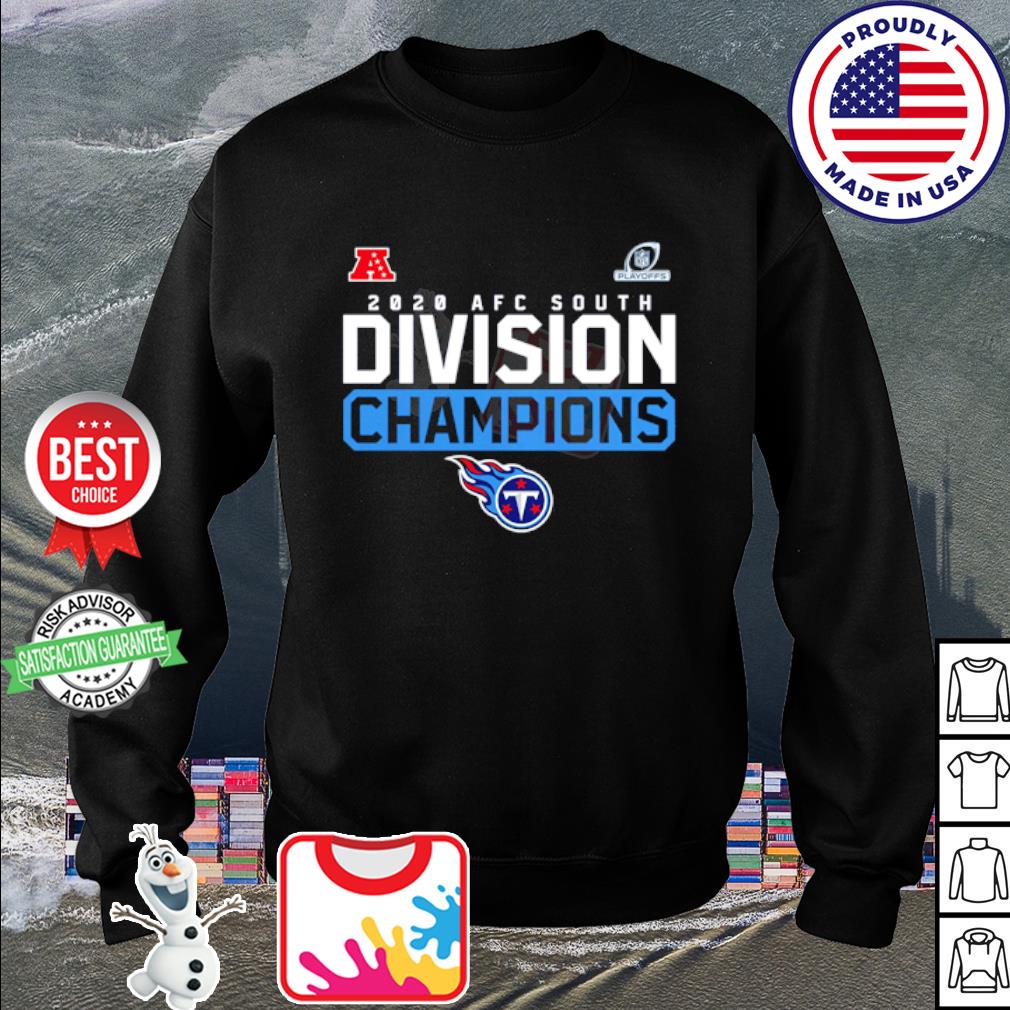 Tennessee Titans AFC South Division Champions 2020 shirt, hoodie, sweater,  long sleeve and tank top