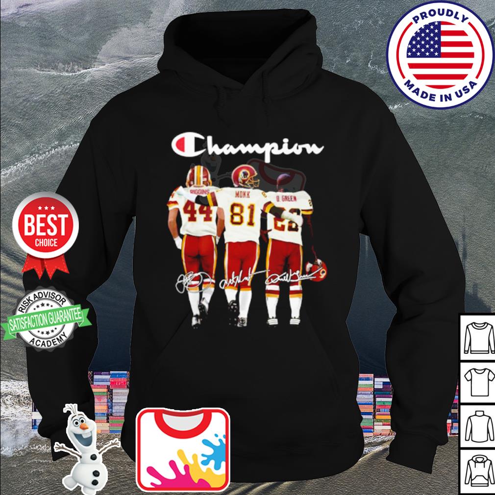 Washington Redskins John Riggins Art Monk and John Riggins Mvp Champion  signatures shirt, hoodie, sweater, long sleeve and tank top