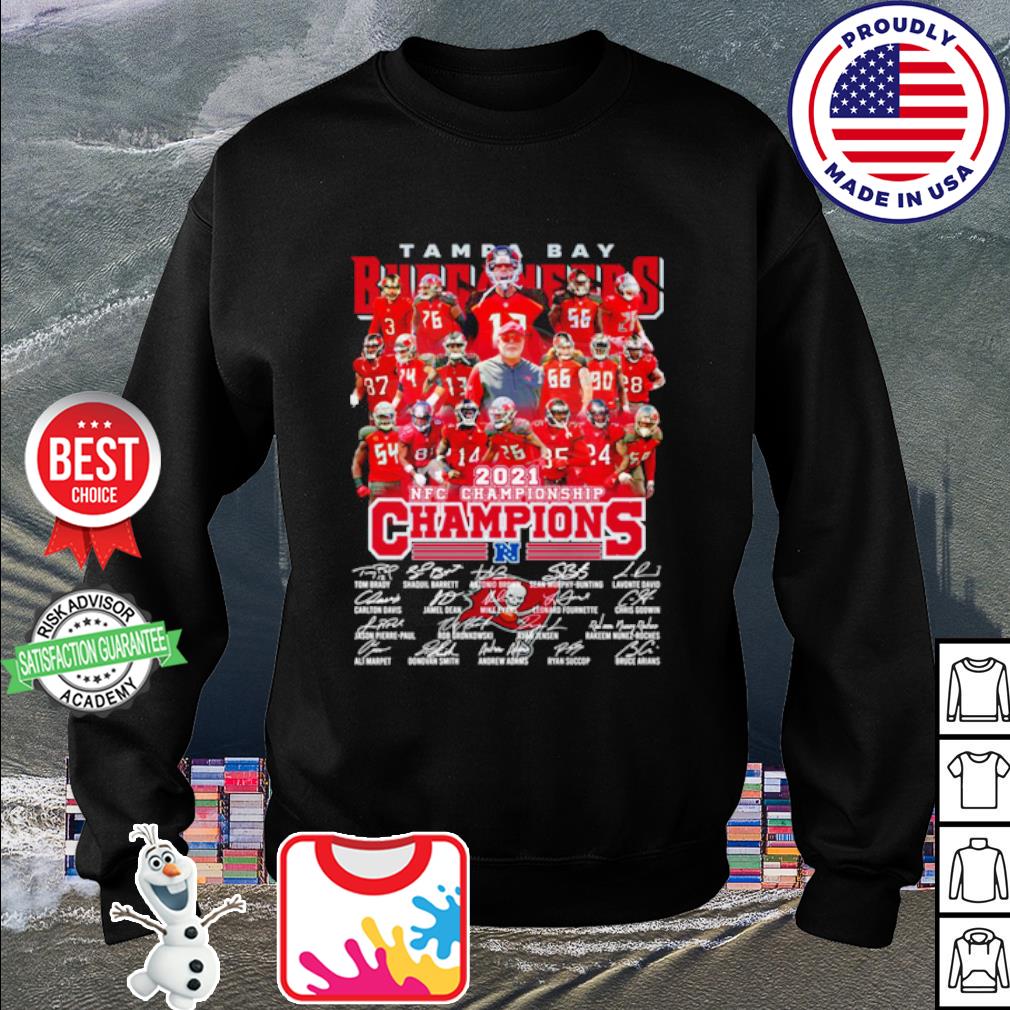 2021 Nfc Champions Tampa Bay Buccaneers Shirt - Guineashirt Premium ™ LLC